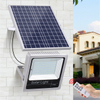 Foco solar para jardín de 80W con sensor de movimiento