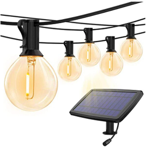 "Luz de cadena solar impermeable al aire libre blanca cálida para la decoración de Navidad"