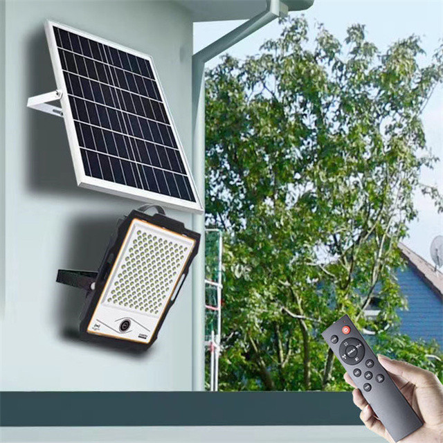 Luces de inundación solares de control remoto MJ-DW904 para el hogar