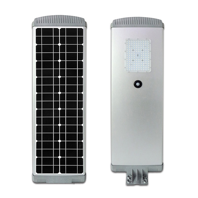 Luz de la calle solar integrada de 60 vatios con batería