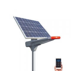 Lámpara de calle solar de aluminio integrada de 70W