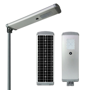 Lámpara de calle solar LED de 40W con respaldo de batería