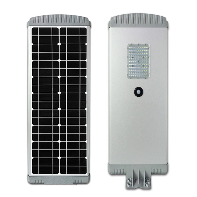 Lámpara de calle solar LED de 40W con respaldo de batería